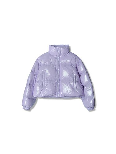 Siberia Shiny Crop Padding (Purple) - AVANDRESS - Modalova