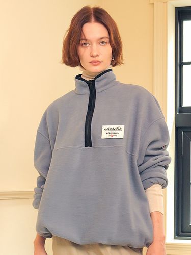 Nomantic Soft Fleece 1/2 Zip Sweatshirt - beyondcloset - Modalova