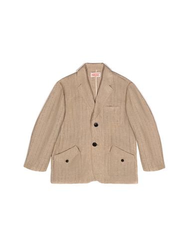 Linen Pocket Detail Striped Jacket - IOEDLE - Modalova