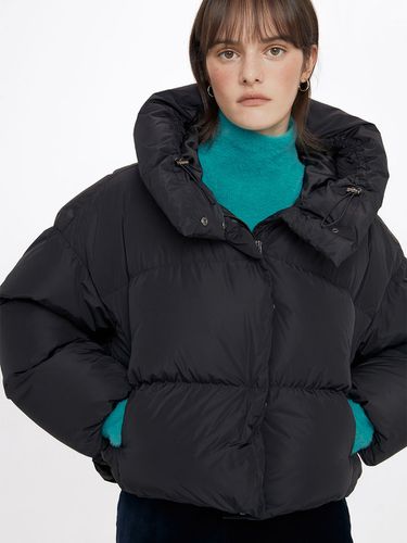 Hooded Down Padding Jacket, Black - RAIVE - Modalova