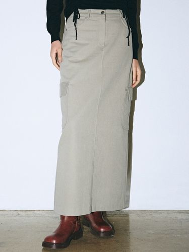 NN H Line Cargo Trendy Skirt_Khaki - NICK&NICOLE - Modalova