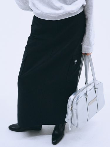 NN H Line Cargo Trendy Skirt_Navy - NICK&NICOLE - Modalova