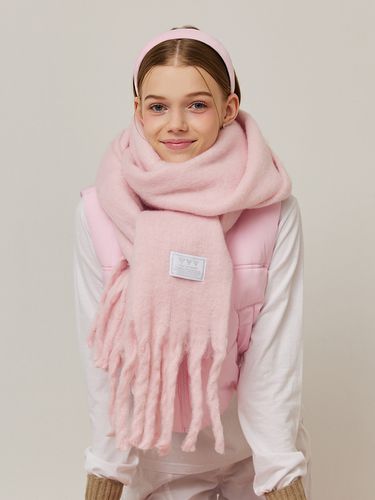 Basic Big Scarf_Pink - VVV - Modalova