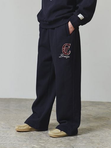 Unisex) Boucle Embroidery Sweatpants _ - CITYBREEZE - Modalova