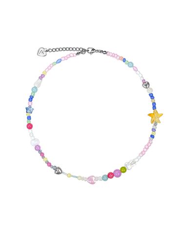 Mini Star Mix Beads Necklace - VVV - Modalova