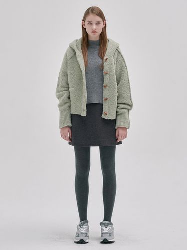 Hoodie Cardigan_Pastel Green - NILBY P - Modalova