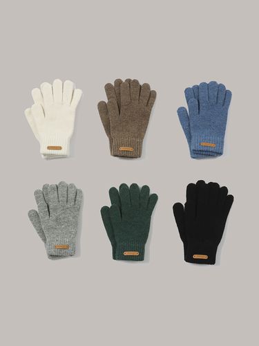 Minimal Wool Blend Gloves - Laminez - Modalova