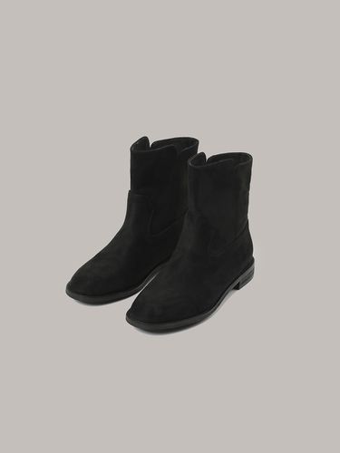 Fleece Lining Ankle Boots_Black - Laminez - Modalova