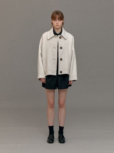 Wool Handmade Short Coat - Lemme - Modalova