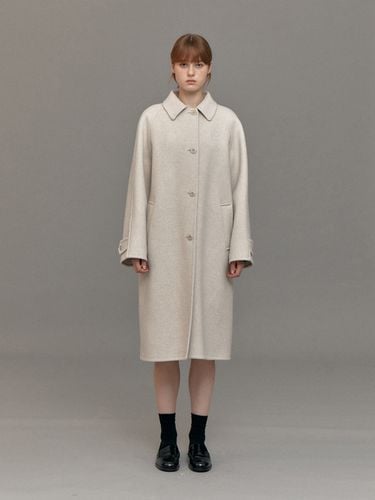 Balmacaan Handmade Long Coat - Lemme - Modalova