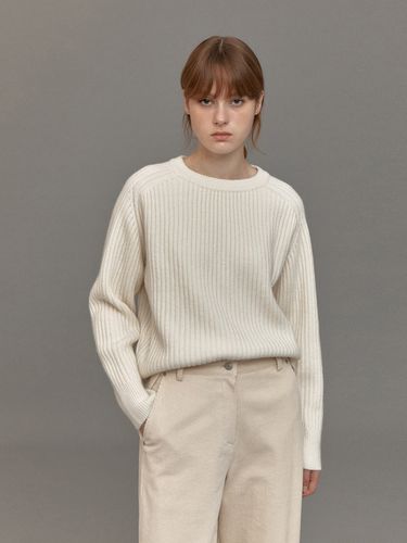 Cashmere Ribbed Basic Knit - Lemme - Modalova