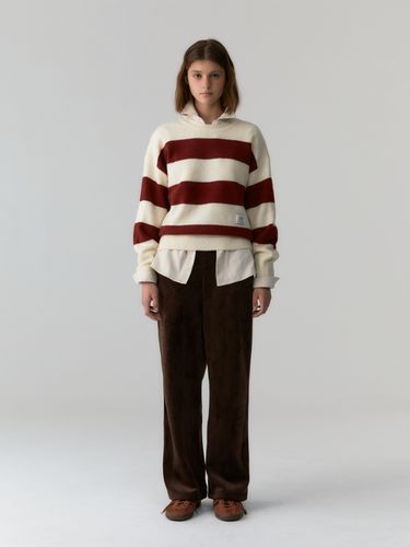 Bold Stripe Color Knit - Red - DEPOUND - Modalova