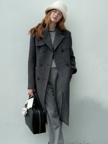 Norwegian Wool Coat - Charcoal - Cest Moidew - Modalova