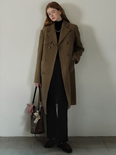 Norwegian Wool Coat - Brown - Cest Moidew - Modalova