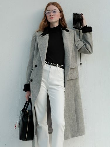 Minimal Straight Pants - White - Cest Moidew - Modalova