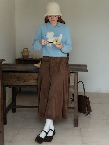 Pocket Corduroy A-line Skirt - Cest Moidew - Modalova