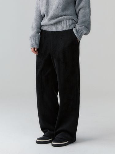 Corduroy Banded Pants - Black - DEPOUND - Modalova