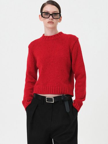 Wool Mixed Round Knit_3 Color - MAGJAY - Modalova