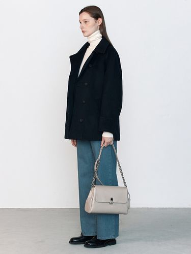 Mathilde Large Shoulder Bag_Heather Grey - JOY GRYSON - Modalova