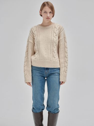 Vintage Cable Pullover_Natural - NILBY P - Modalova