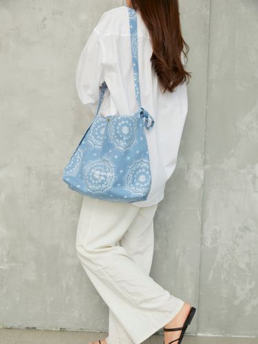 Paisley Large Ribbon Bag_Sky Blue - BLOW - Modalova