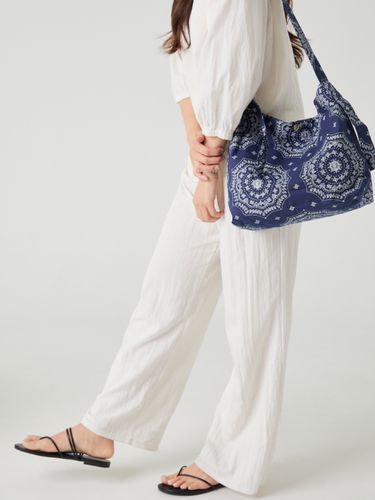 Paisley Large Ribbon Bag_Navy - BLOW - Modalova