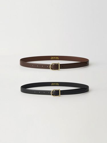 Classic Hide Leather Belt - chat de lama - Modalova