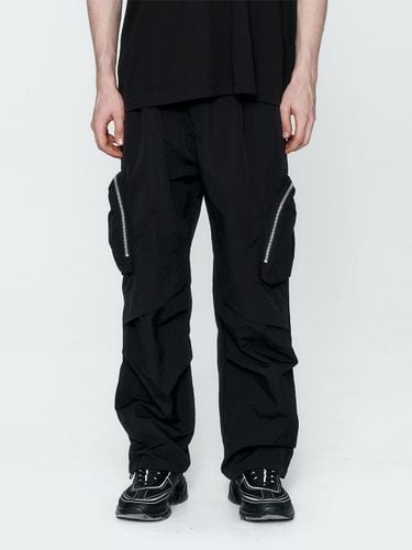 Taslan Cargo Banded Pants - Black - NODICOMA - Modalova