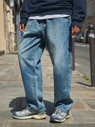 Year Semi-Wide Denim Pants _ 2 Colors - Fluke - Modalova