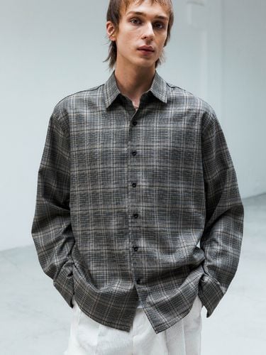 Oversized Cozy Check Shirt _ - Trip LE Sens - Modalova