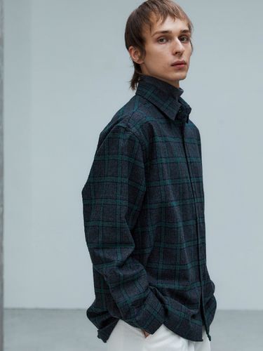 Fine Wool Casual Check Shirt _ - Trip LE Sens - Modalova