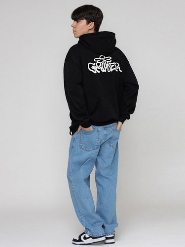 Wave Logo Flower Hoodie - GRAVER - Modalova