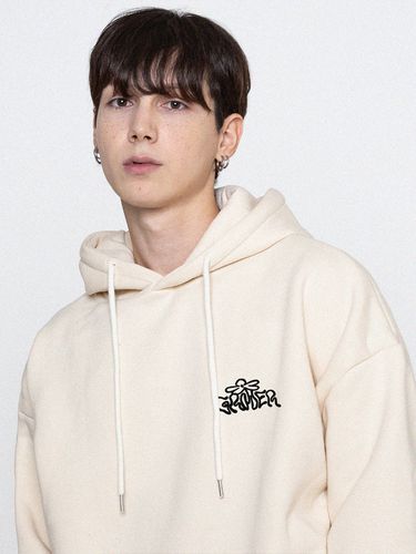 Wave Logo Flower Hoodie - GRAVER - Modalova