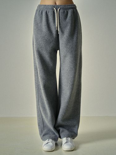 Soft Wool Sweatpants _ Grey - FACADE PATTERN - Modalova