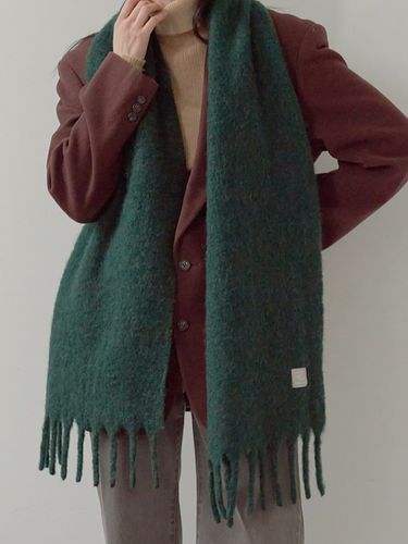 Mohair Scarf_Green - FORMEL CAMELE - Modalova