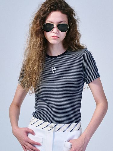 Small Logo Stripe T-shirt - MARDI MERCREDI - Modalova