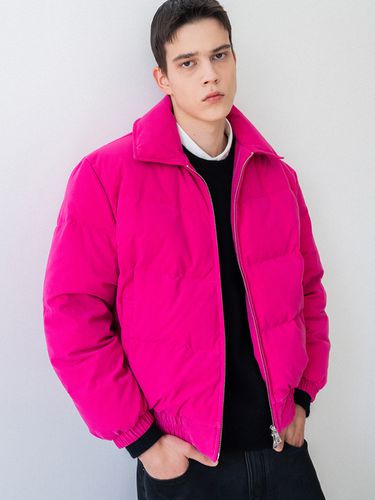 Corduroy Down Short Puffer_Pink - GENERAL IDEA - Modalova