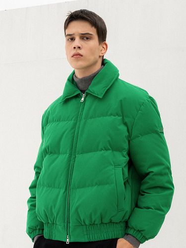 Corduroy Down Short Puffer_Green - GENERAL IDEA - Modalova