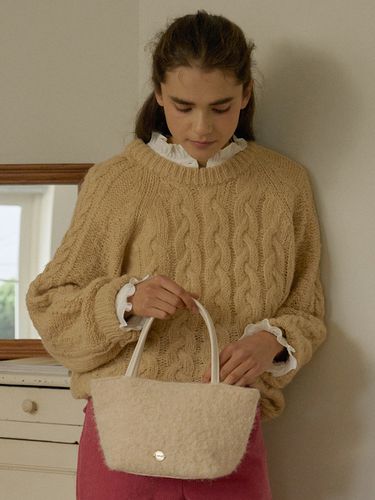 T Hairy Wool Tote Bag - ANEDIT - Modalova