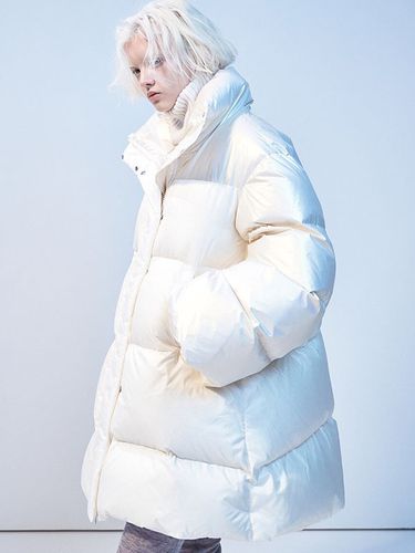 High Neck Oversized Down Jacket - MARDI MERCREDI - Modalova