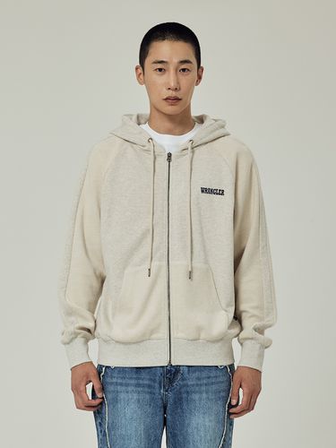 Relaxed Fit Hood Zip Up - Wrangler - Modalova