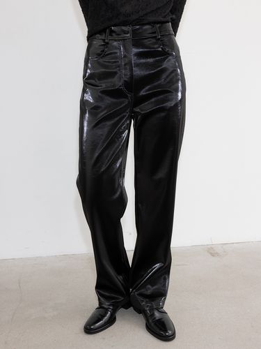 Enamel Straight Pants - Black - RRACE - Modalova