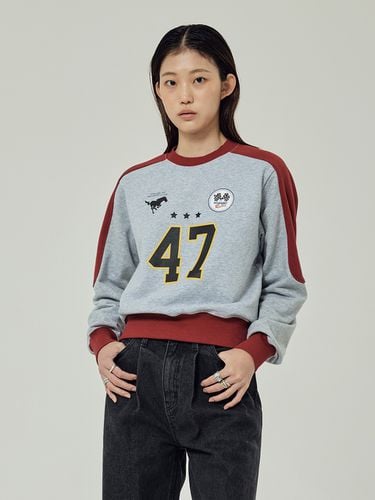 Women Cropped Football Sweatshirt - Wrangler - Modalova