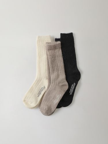 Facade Wool Socks (3 Colors) - FACADE PATTERN - Modalova