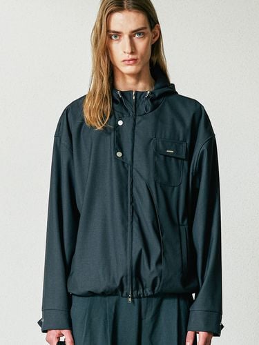 Front Arch Cover Hooded Blouson _ - S SY - Modalova