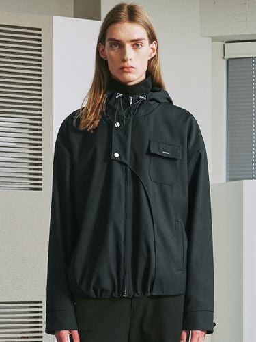 Front Arch Cover Hooded Blouson _ - S SY - Modalova