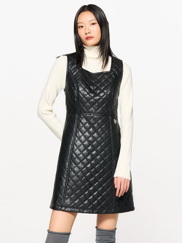 Quilted Eco-Leather Mini Dress _ - GENERAL IDEA - Modalova