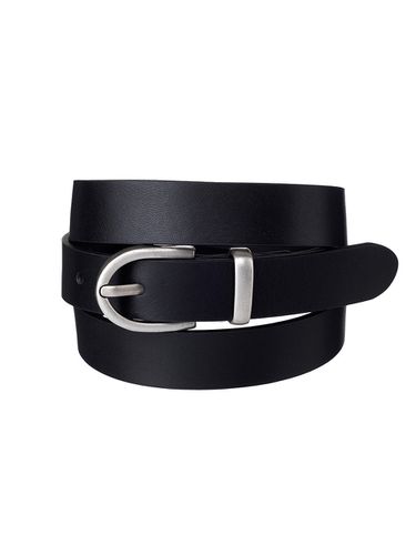 Round Buckle Leather Belt - on&on - Modalova