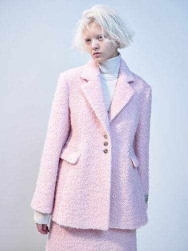 Wool Hourglass Jacket - Pink - MARDI MERCREDI - Modalova