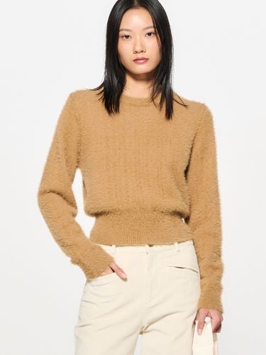 Basic Hairy Pullover _ Beige - GENERAL IDEA - Modalova